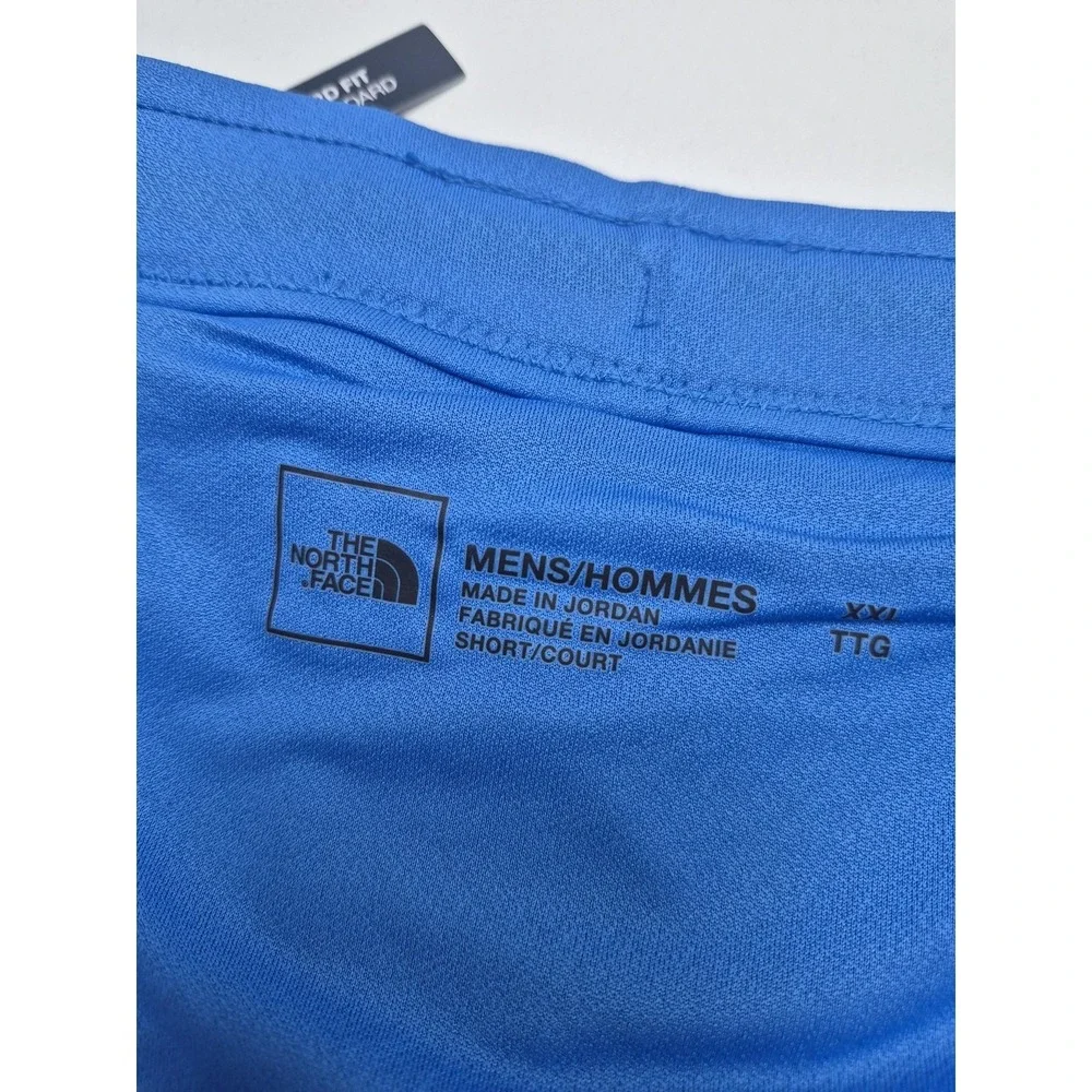 The North Face Limitless Run Shorts Mens 2XL Blue Abstract Print Lined Quick Dry
